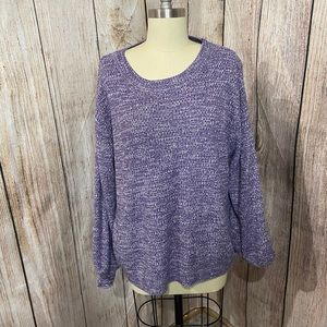 Zenana L purple sweater